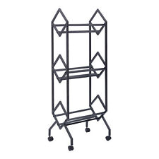 Record Stand Mobile Vinyl Record Storage Rack with Casters for Storage Magazine picture