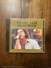 Rare Vtg  Pearl Jam Greatest Hits Live Australia CD Recording Live Set Chart picture