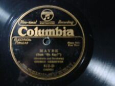GEORGE GERSHWIN MAYBE 78 RECORD SOMEONE TO WATCH OVER ME COLUMBIA 812 picture