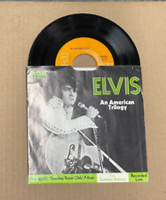 ELVIS PRESLEY RCA 45 AN AMERICAN TRILOGY/THE FIRST TIME EVER I SAW 0672 picture