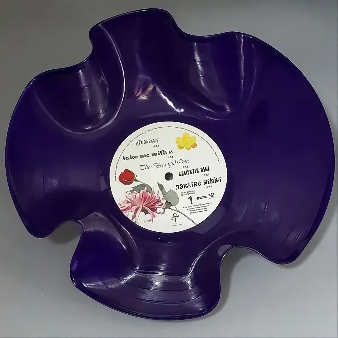 Prince Purple Rain Vinyl Record Art