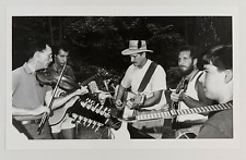 1980s Bluegrass Folk Musician Circle 12 String Guitar Fiddle Mandolin VTG Photo picture