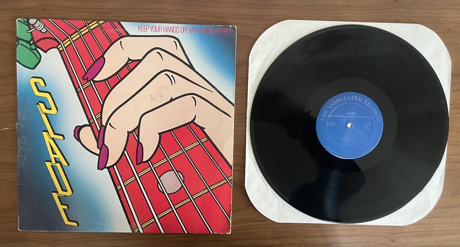 Slade Keep Your Hands Off My Power Supply 1984 CBS FZ39336 Rare Vintage Vinyl LP