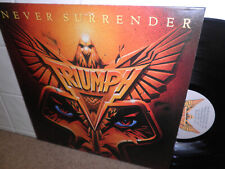 TRIUMPH Never Surrender LP NM/NM, AFL1- 4382, vinyl album, w/ lyric inner, 1983 picture