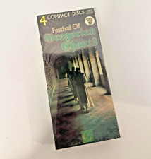 Vintage Festival Of Gregorian Chants 4 Compact Disks Sealed 1992 picture