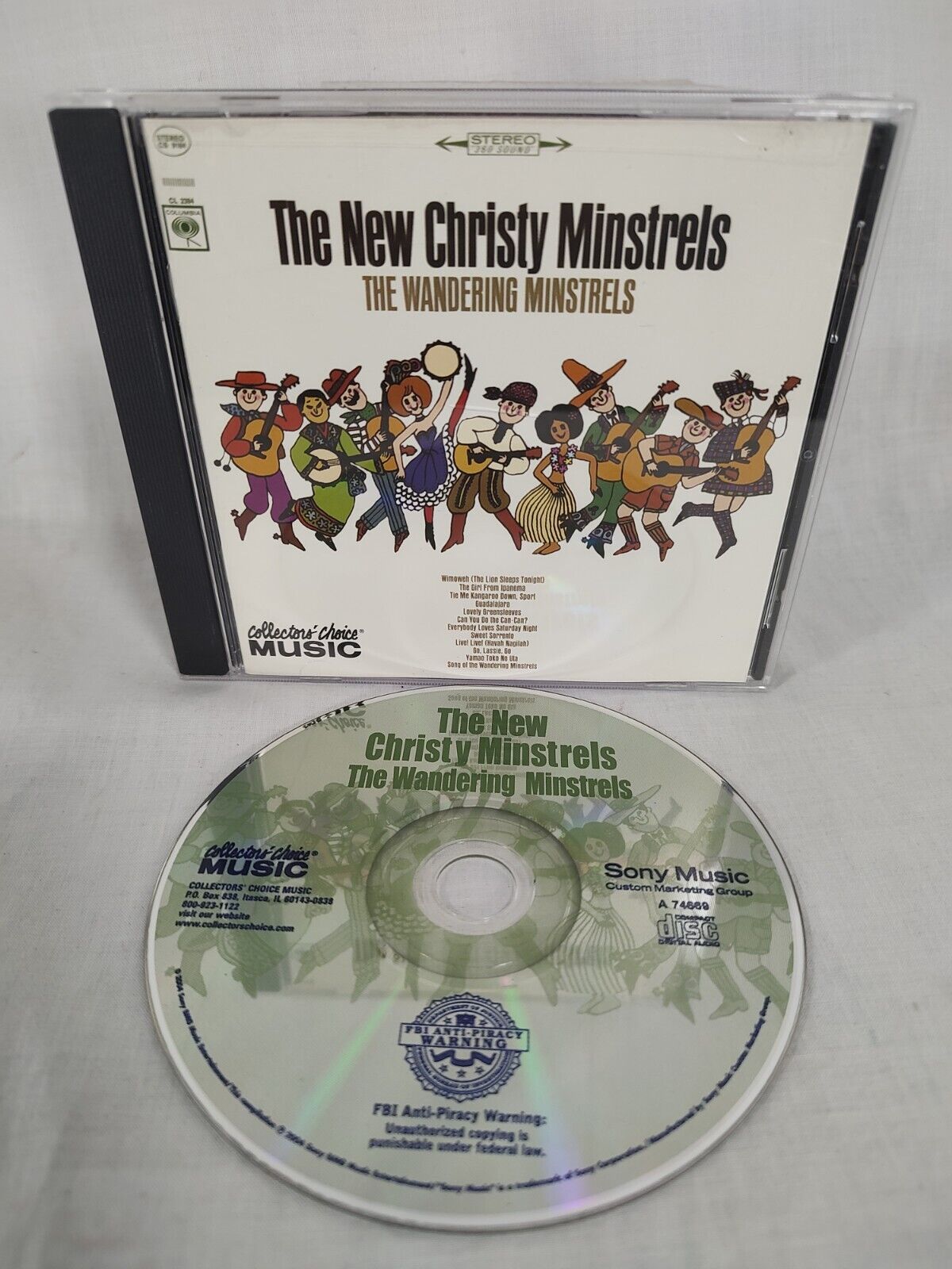 The New Christy Minstrels The Wandering Minstrels CD 2004 Deluxe Edition Reissue
