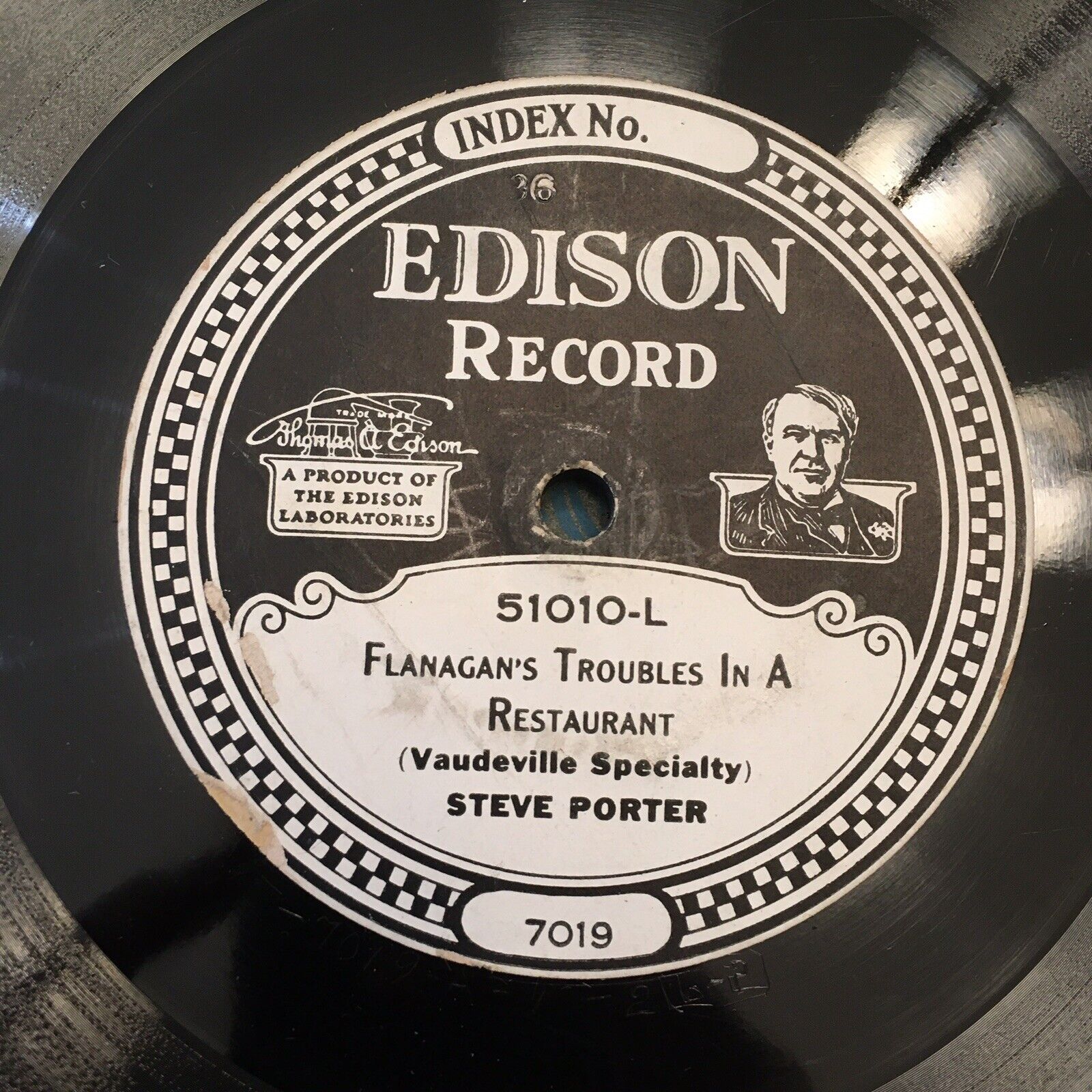 Edison Record 51010 The Arkansas Traveler, Flanagan's Troubles In A Restaurant 