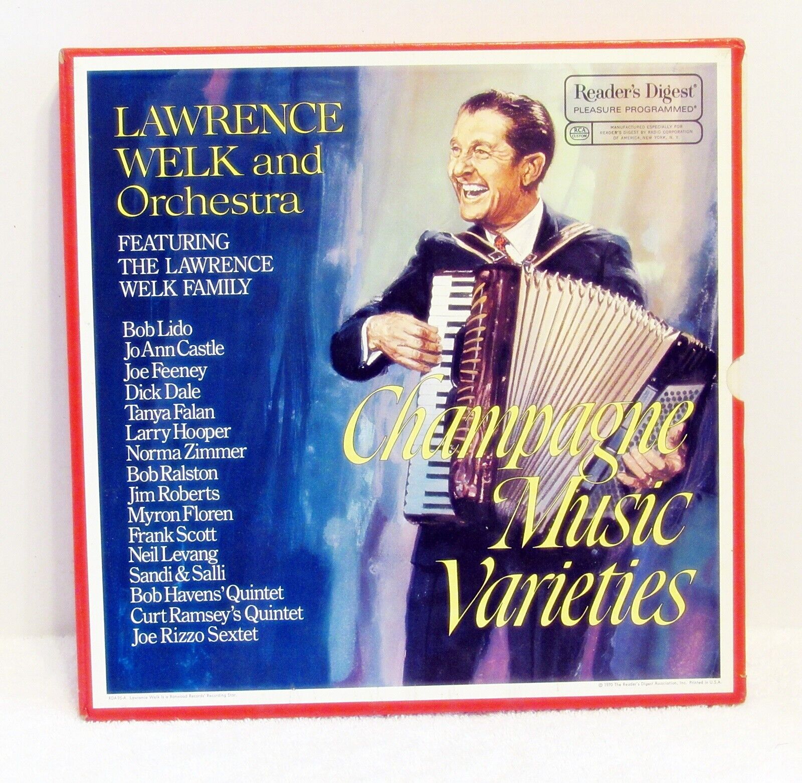 Vintage Lawrence Welk Champagne Music Varieties Vinyl 6 Record Set  1970