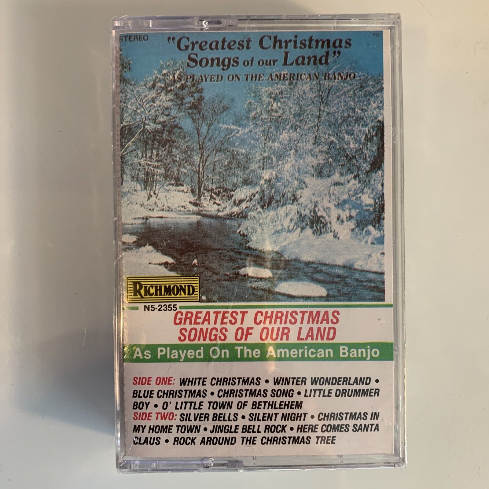 Greatest Christmas Songs Of Out Land American Banjo (Cassette) New Sealed