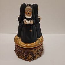 Vintage 3 Singing Nuns Rotating Music Box Working Condition  picture
