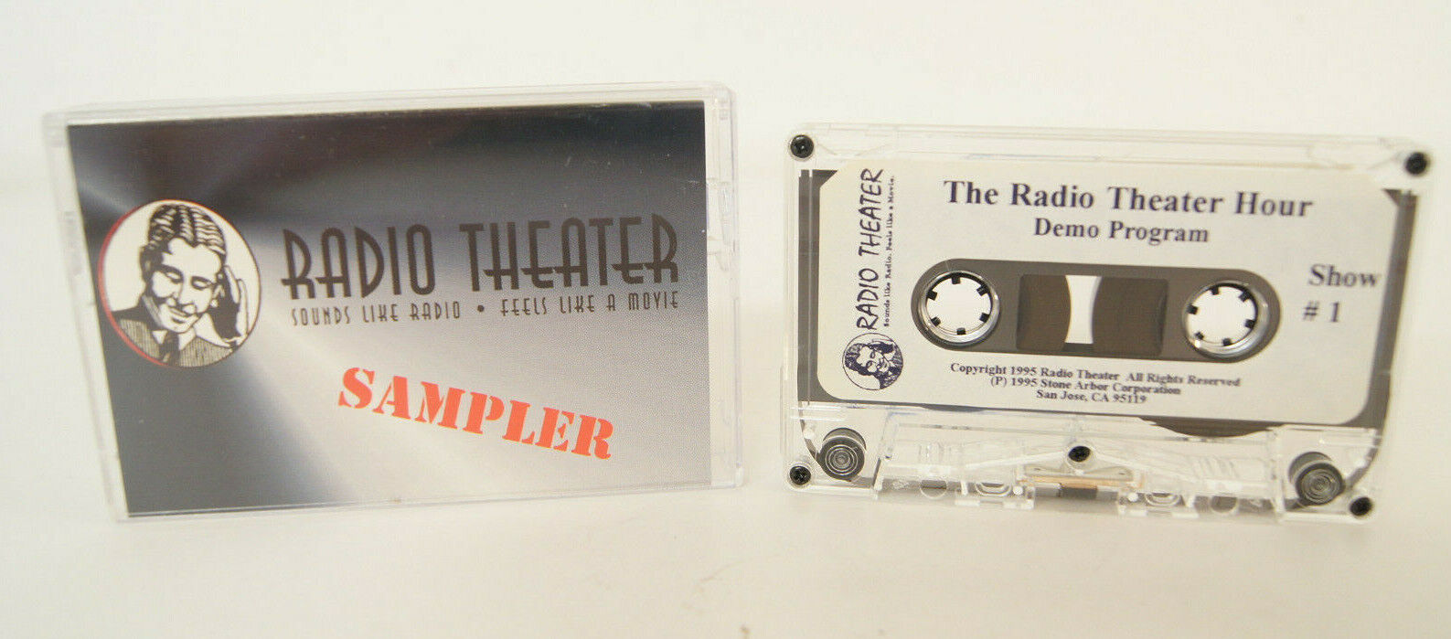 *Rare* The Radio Theater Hour Sampler Demo Program Cassette Tape 1995 Stone Arbo