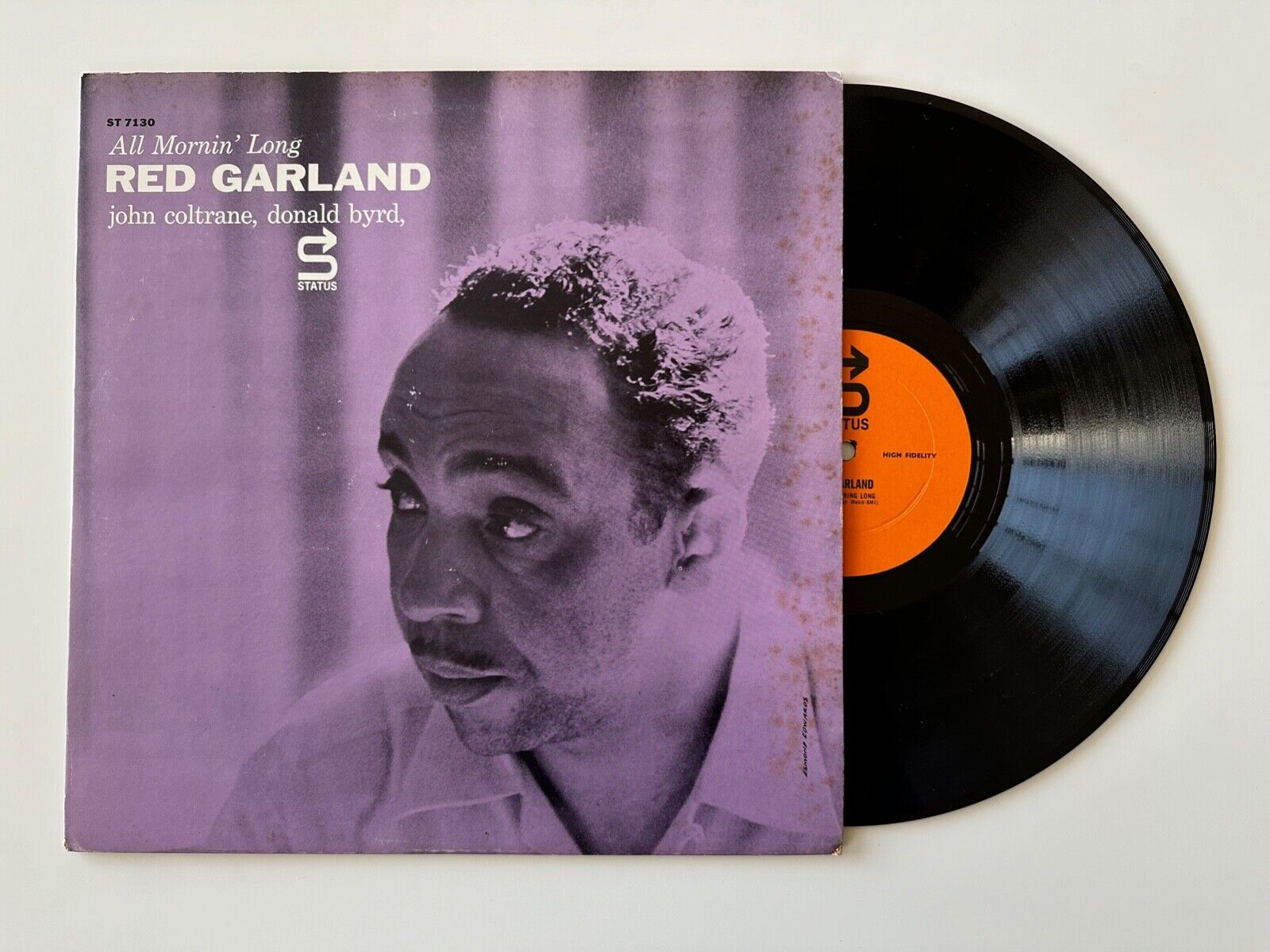 RED GARLAND - ALL MORNIN' LONG - MONO VINYL LP - 1965 PRESS - COLTRANE - ST-7130