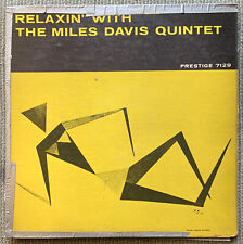 MILES DAVIS QUINTET RELAXIN LP PRESTIGE RECORDS 1st W 50TH DG RVG JAZZ COLTRANE picture