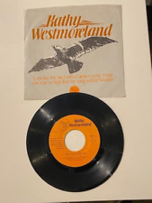 SUPER RARE: Elvis Singer Kathy Westmoreland Record 'What am I Living for' *EX** picture