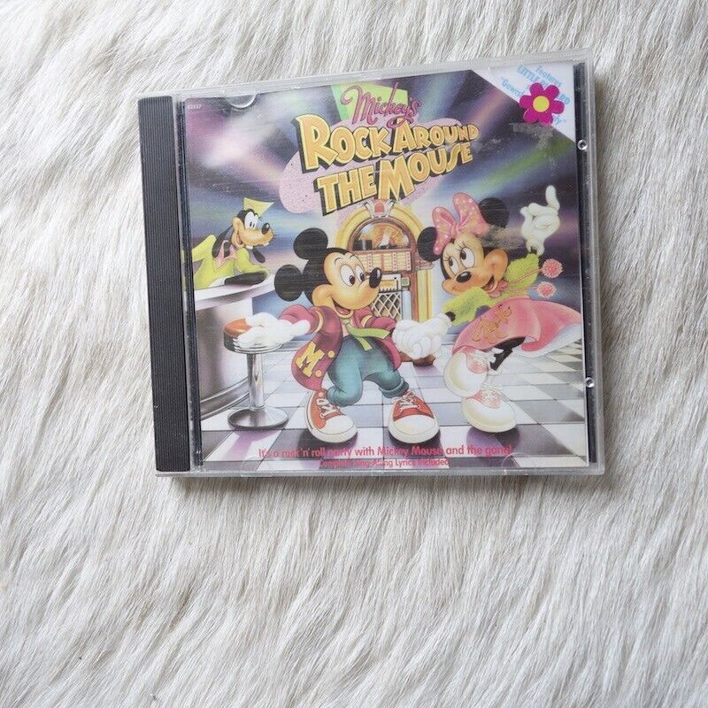 Vintage MICKEY MOUSE Rock Around the Mouse 1987 Vintage MINNIE MOUSE CD Rock CD