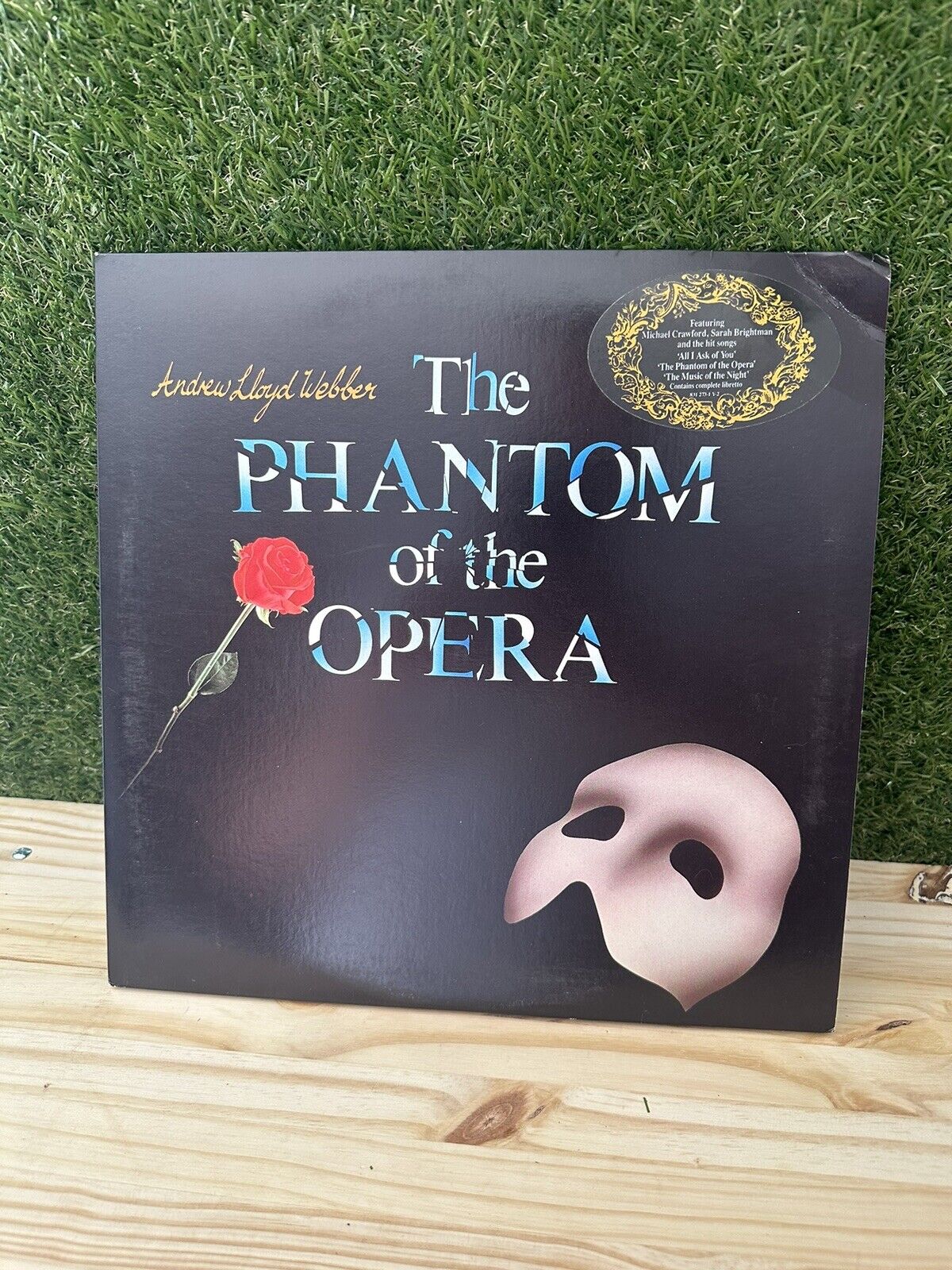 Phantom of the Opera [German Pressing] w/ Booklet Vintage Vinyl LP Record Album
