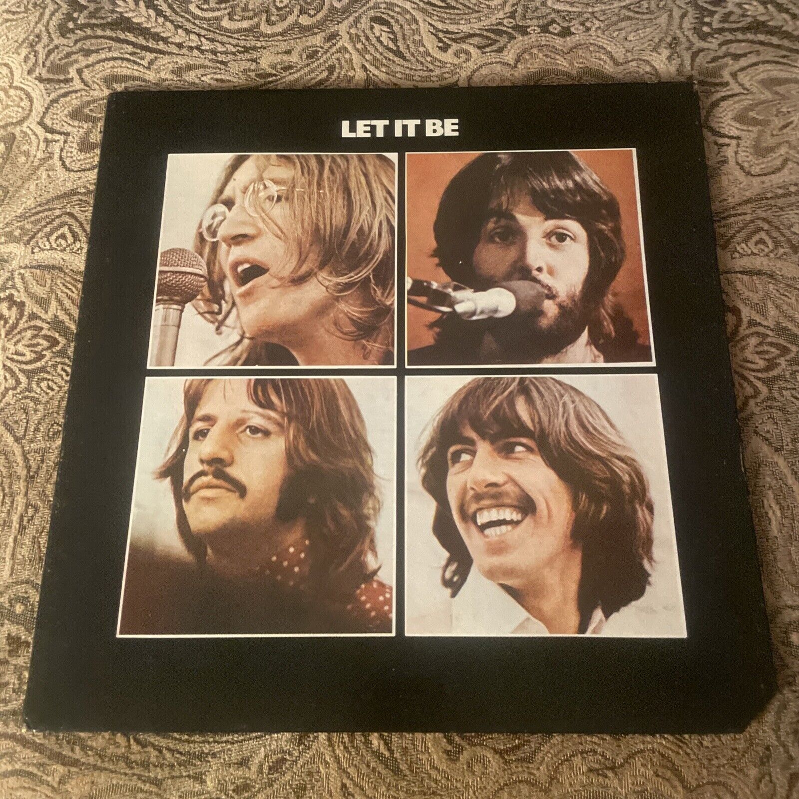 Vintage Beatles ‘Let It Be’ First Pressing, Rare Apple Label, NM