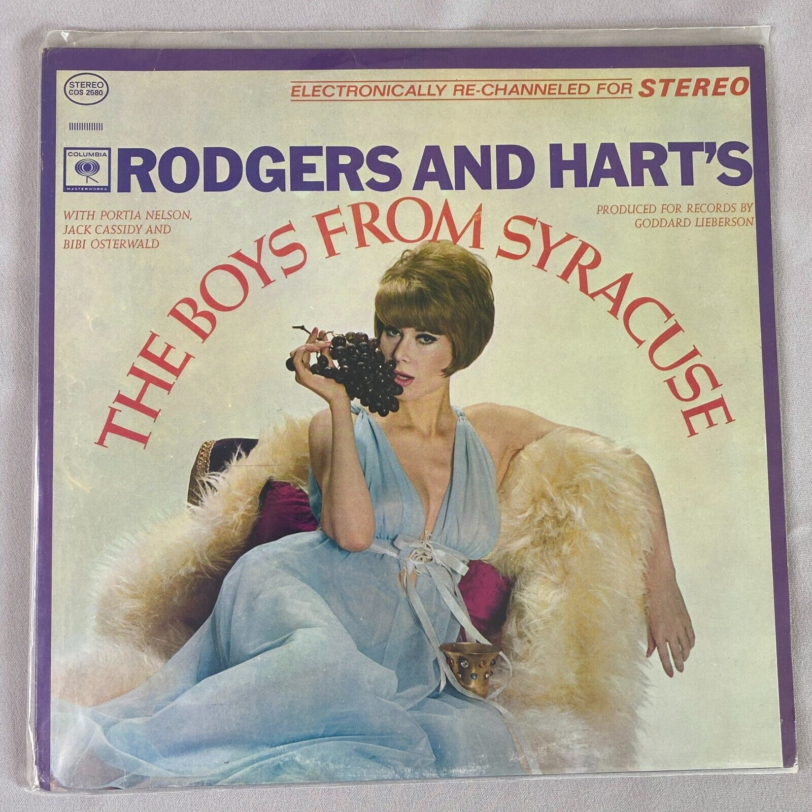 Rodgers And Hart's The Boys From Syracuse LP Vinyl Columbia Stereo COS 2580 1973