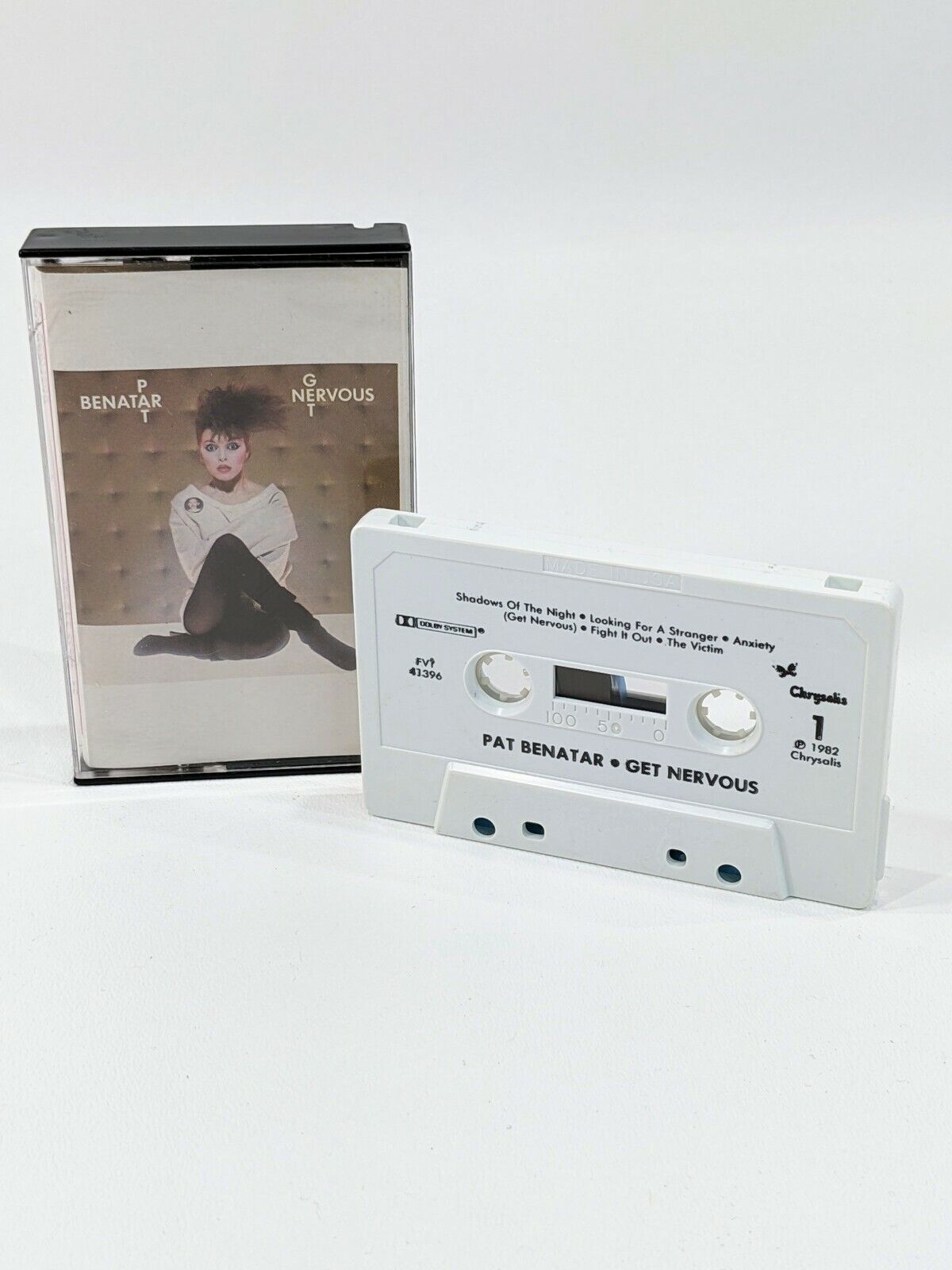 PAT BENATAR Get Nervous Cassette Tape  Chrysalis Records 1982 