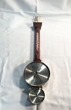 Vintage Airguide Banjo Wall Weather Station Barometer Thermometer picture