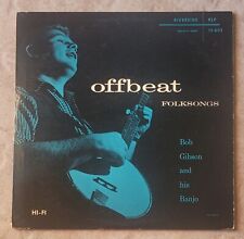 Offbeat Folksongs Bob Gibson and his banjo Riverside Folk Roots LP FAST SHIPPING picture