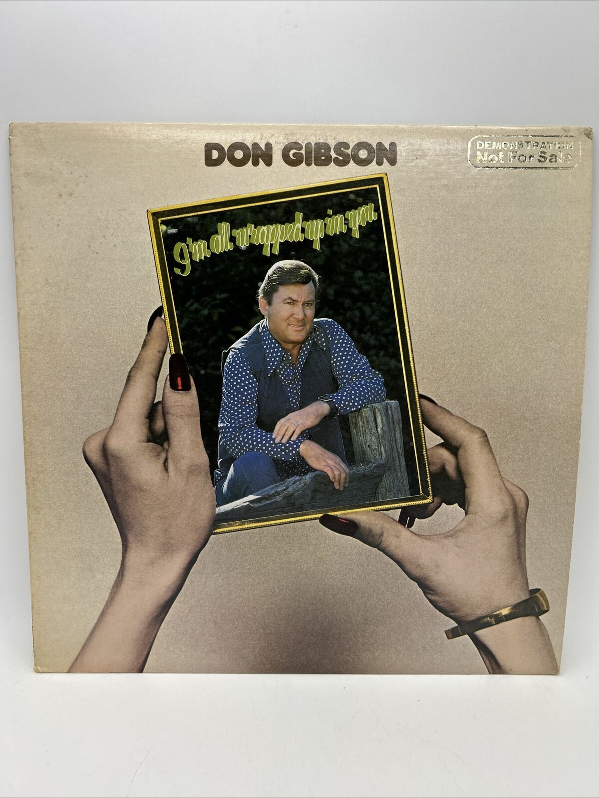 Don Gibson I’m All Wrapped Up In You LP 1976 ABC Records Promo Vinyl AH-44001