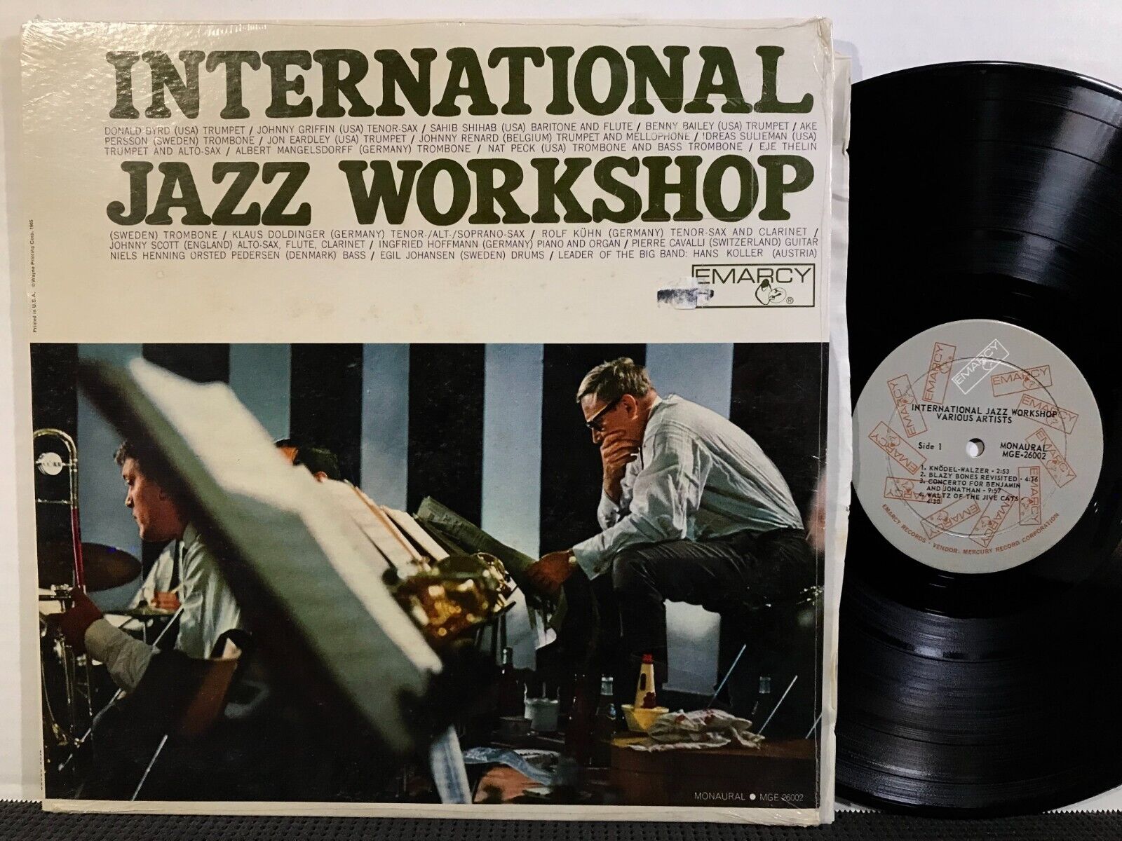 International Jazz Workshop LP EMARCY MGE26002 MONO DG 1965 BYRD SHIHAB GRIFFIN