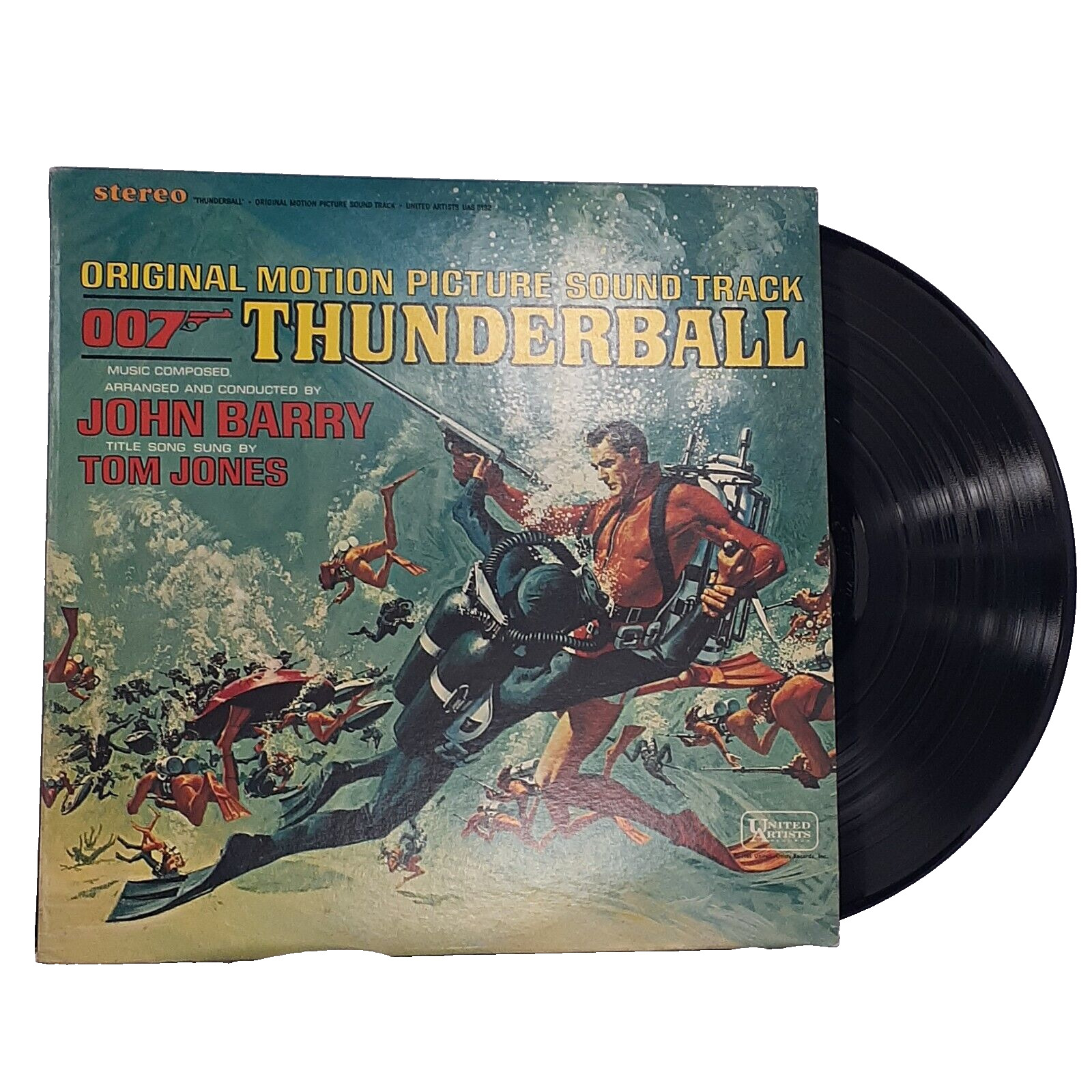 Thunderball John Barry Original Motion Picture Sound Track UAP5132 LP Tom Jones