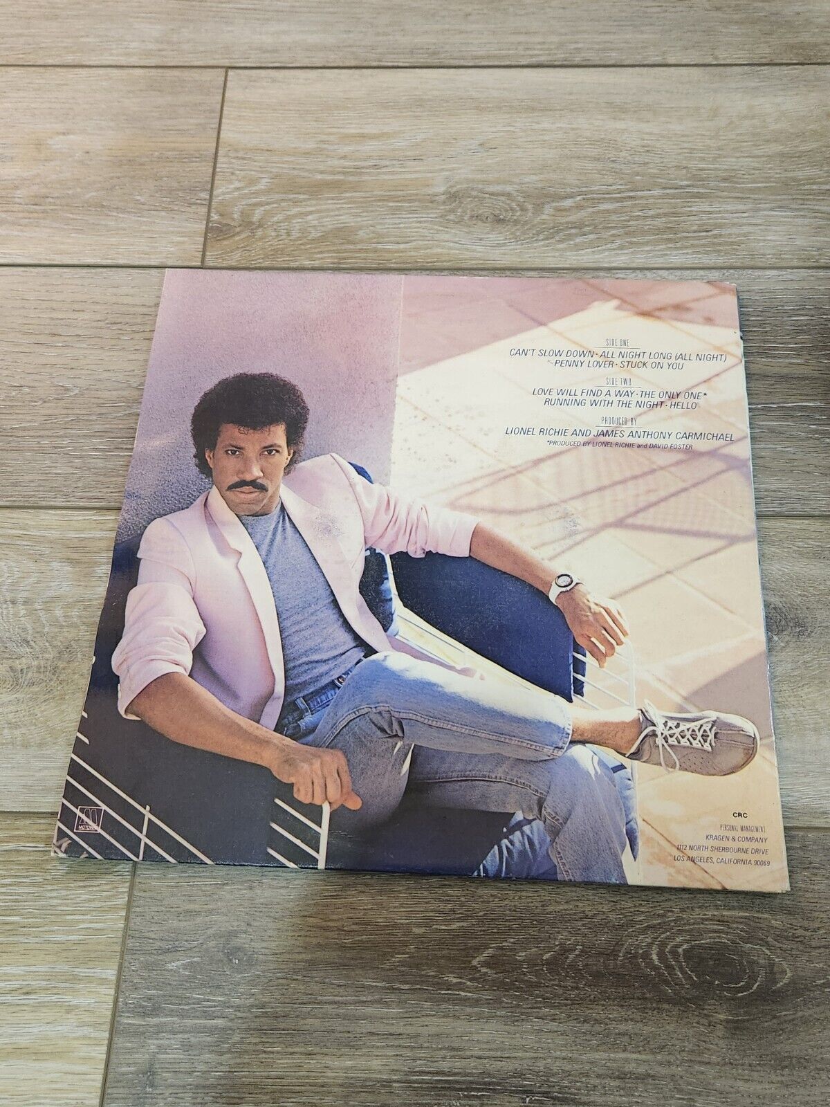 Lionel Richie “Cant Slow Down” Vinyl LP Original Vintage 1983 Motown Records