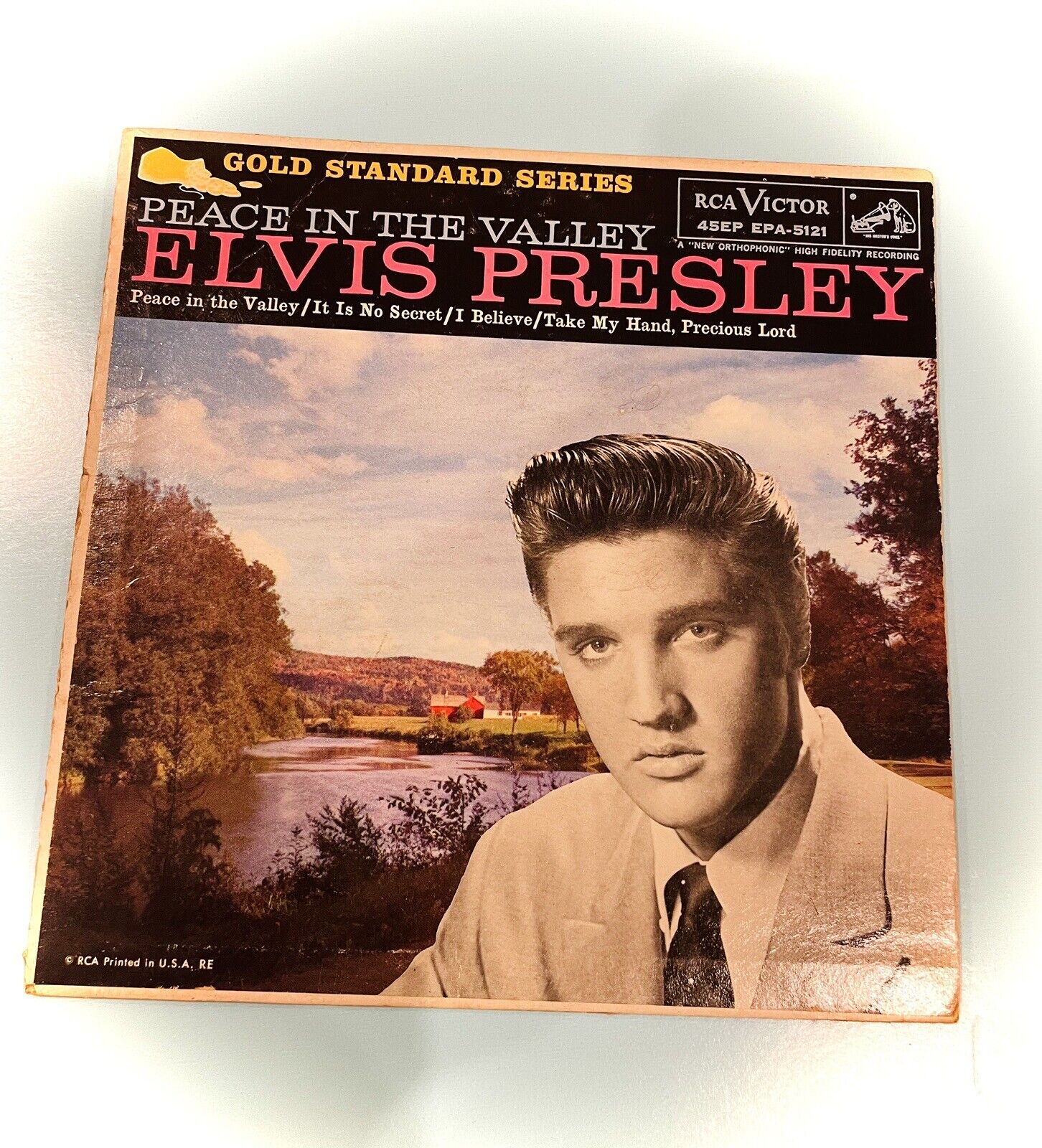 Elvis Presley - Peace in the Valley - 45 EP EPA 5121 Gold Standard
