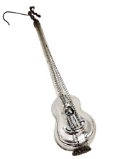 Antique German Glass Guitar - Cello Christmas Ornament Wire Wrapped picture