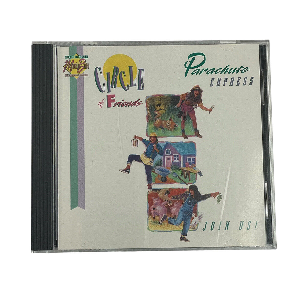 DISNEY Music Box PARACHUTE EXPRESS Circle Of Friends CD Vintage 1991