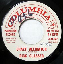 DICK GLASSER 45 Crazy Alligator/That's What I'm Gonna VG+ rockabilly PROMO mc151 picture