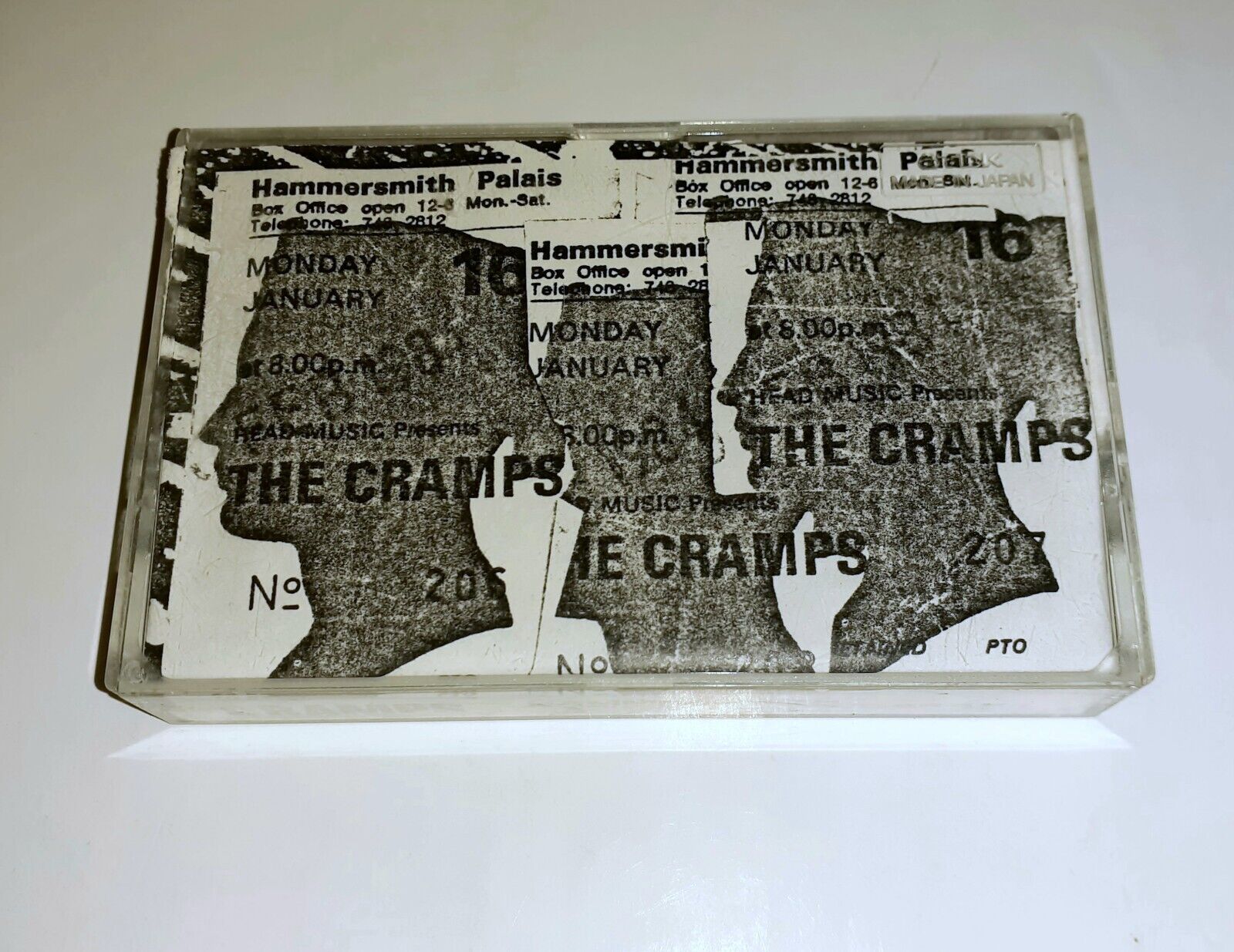 Vintage 1984 Cassette Tape The Cramps Live Hammersmith Palais