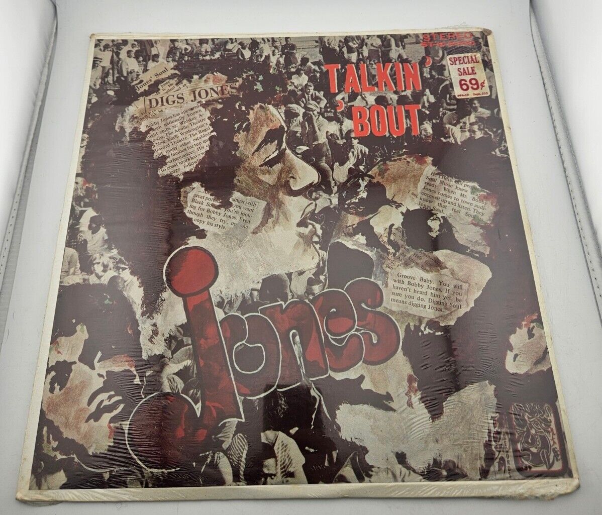 Bobby Jones Talkin Bout 1972 Vinyl Lp Toya Records TLP 2000 Rare Sealed