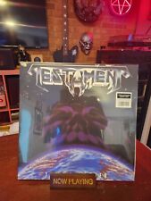 Testament - The New Order (Record 2024) Cyanide Blue W Black Splatter Vinyl picture