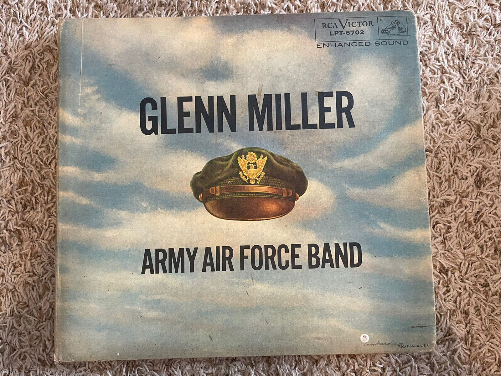 WWII VINTAGE 1955 GLENN MILLER ARMY AIR FORCE BAND 15  45 RPM RECORDS SET 