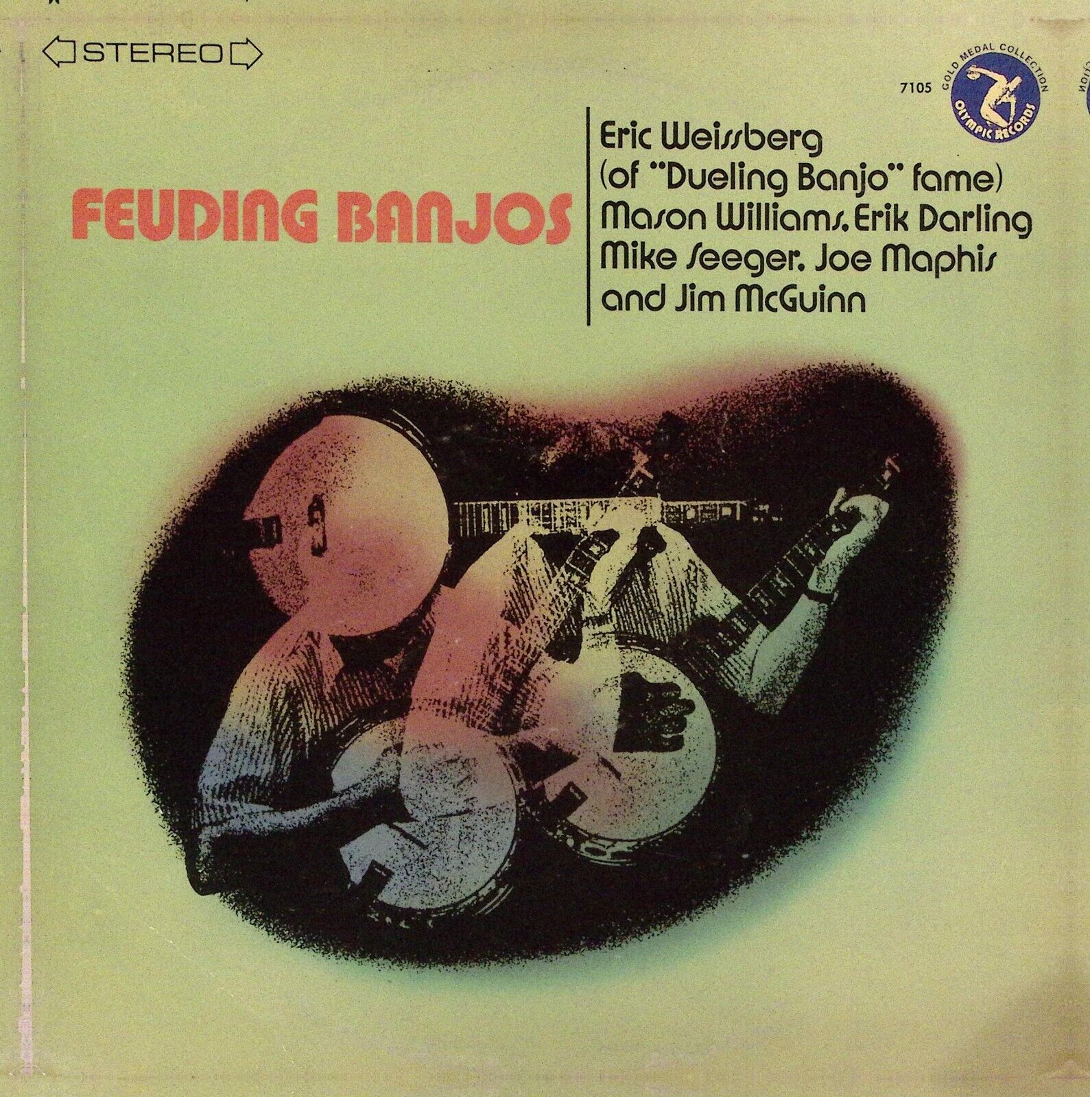 FEUDING BANJOS GOLD MEDAL RECORDS ERIC WEISSBERG MIKE SEEGER ++ VINYL LP 189-27