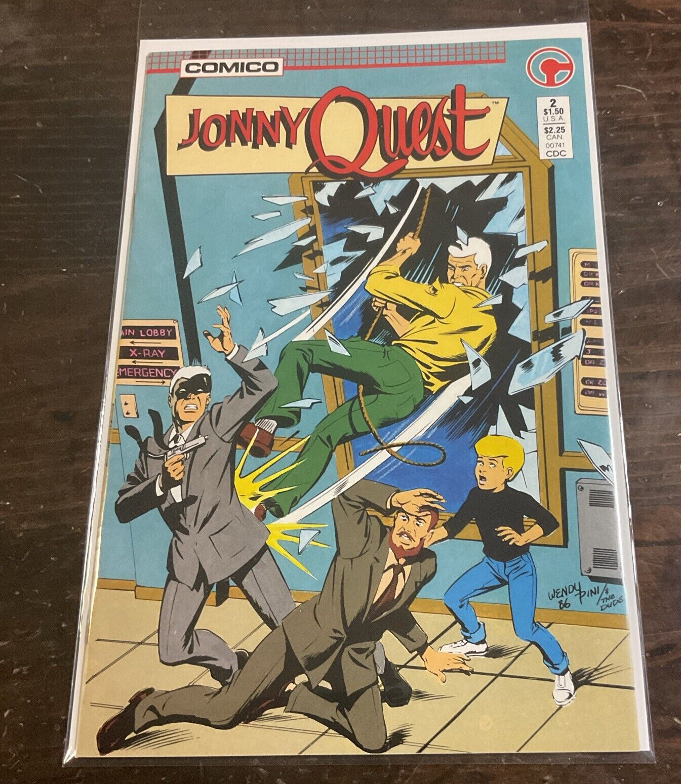 Vintage Johnny Quest #2 VF-NM Comico Comic 1985 HIGH GRADE Combined Shipping