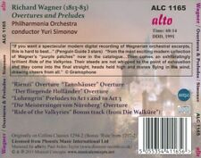 WAGNER: FAVOURITE OVERTURES & PRELUDES NEW CD picture