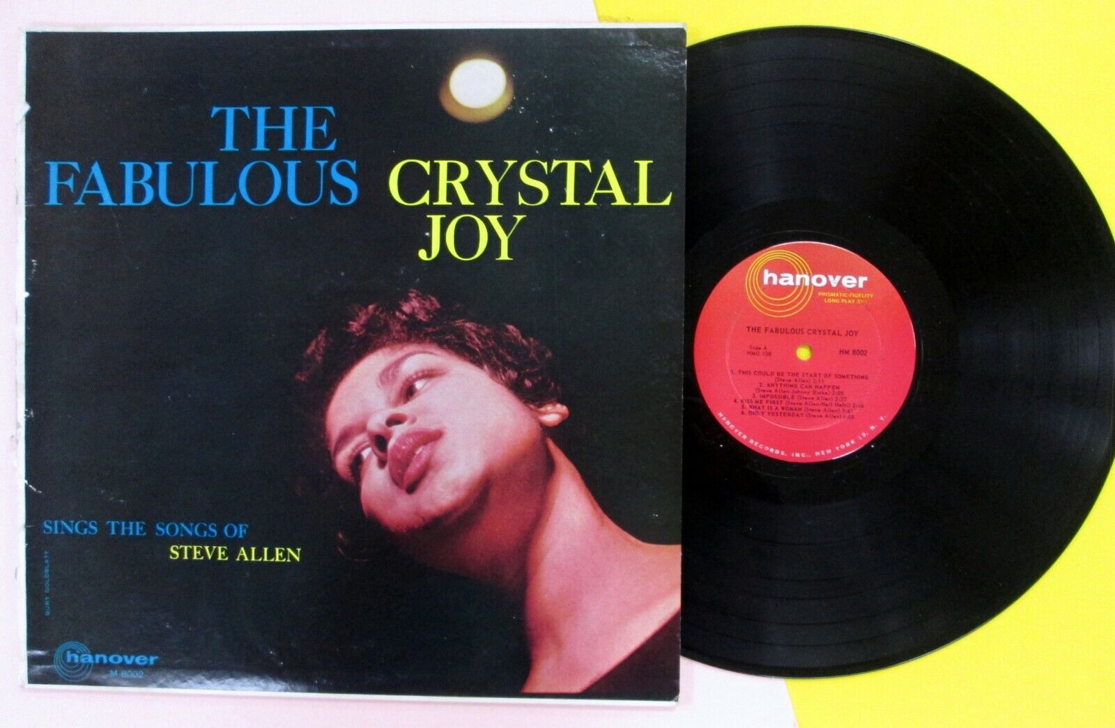 The Fabulous CRYSTAL JOY Sings Steve Allen 1959 HANOVER MONO Jazz Vocal #8916