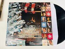 A VERY MERRY CHRISTMAS VOLUME IV VARIOUS ARTISTS VINYL LP VG picture