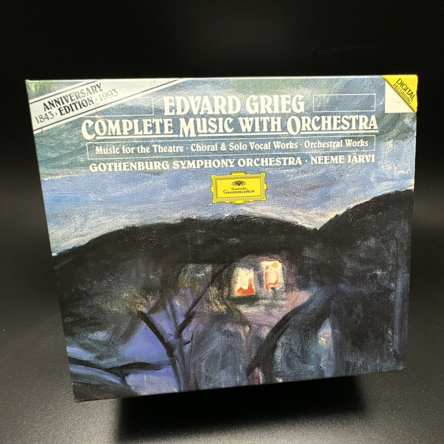 Grieg Complete Music with Orchestra, Jarvi [Deutsche Grammophon 6 CD Box Set] NM
