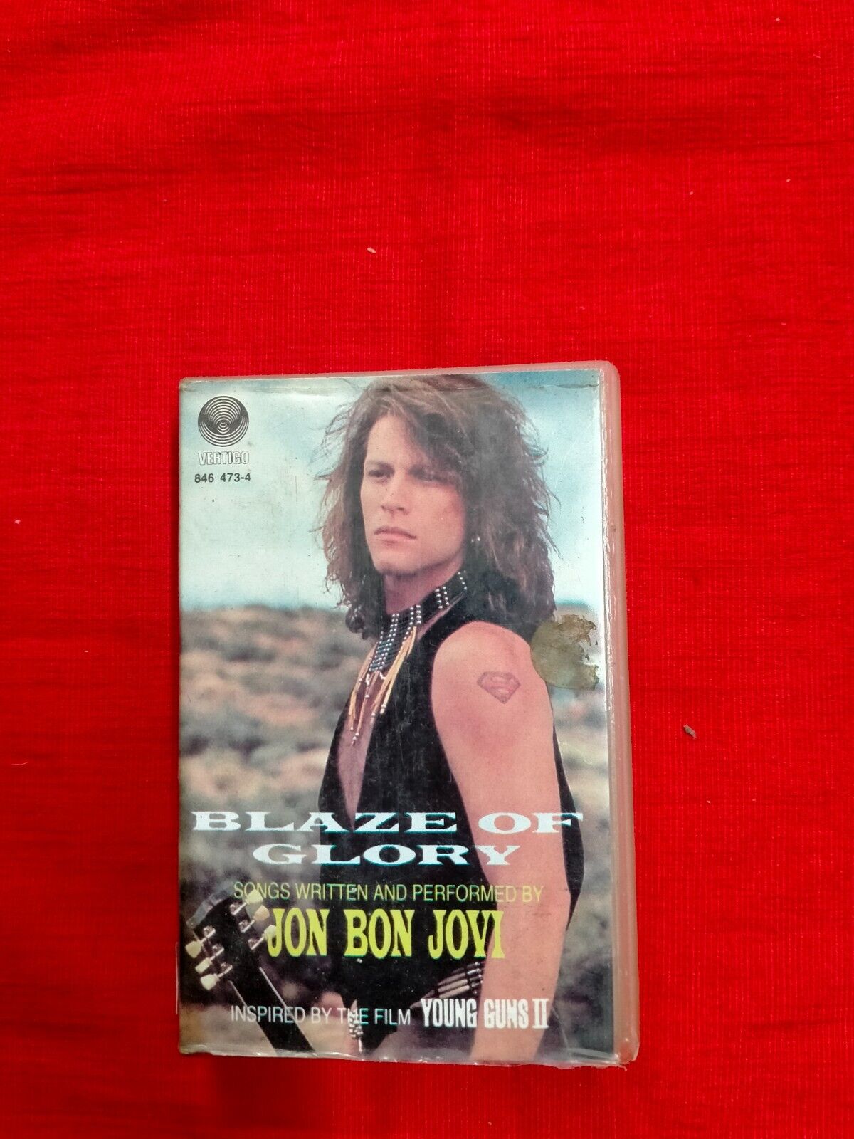 Jon Bon Jovi Blaze Of Glory 1997 Clamshell RARE orig CASSETTE TAPE INDIA indian