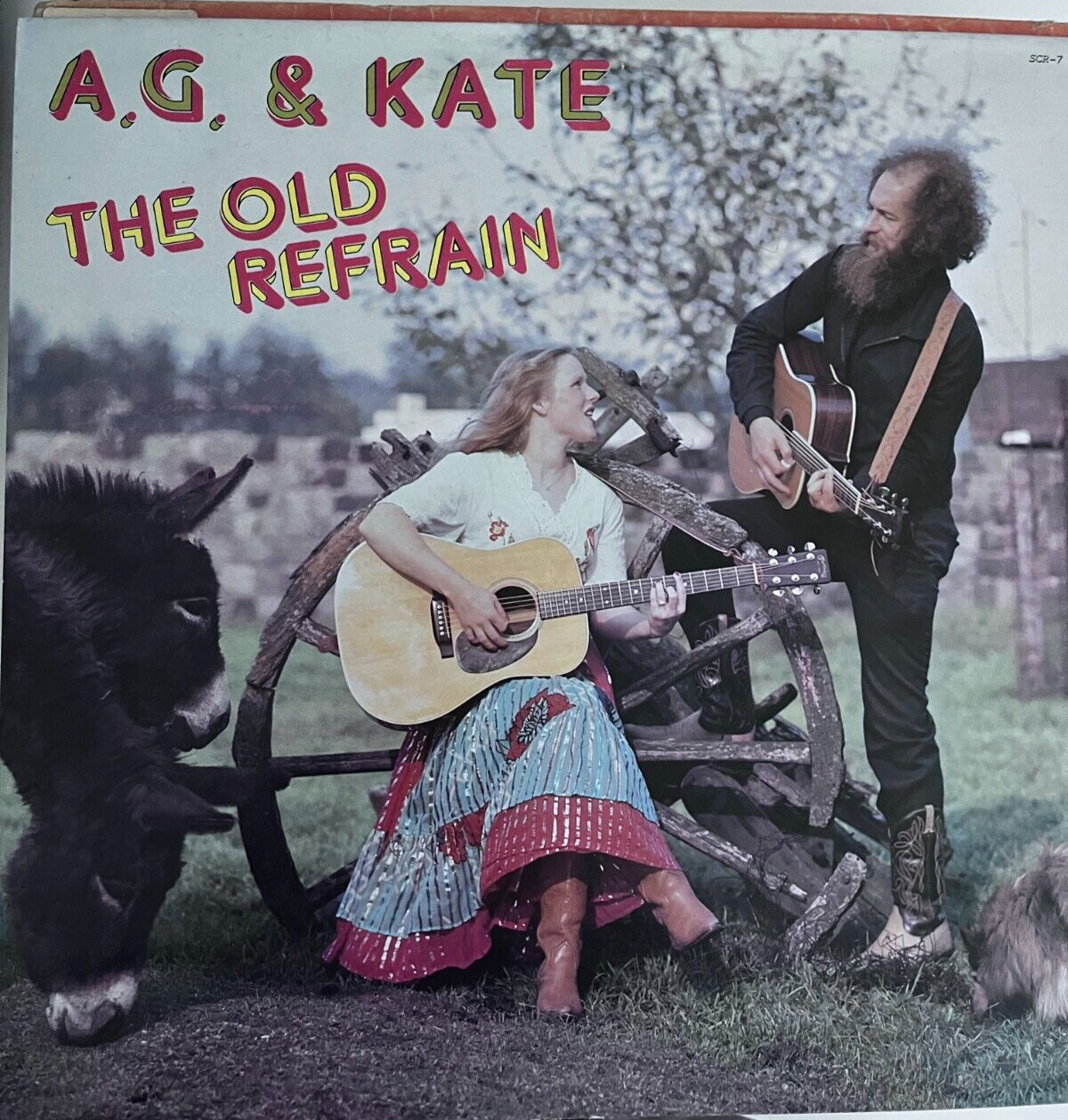 AG & Kate The Old Refrain LP Strictly Country Records SCR 7 VG+