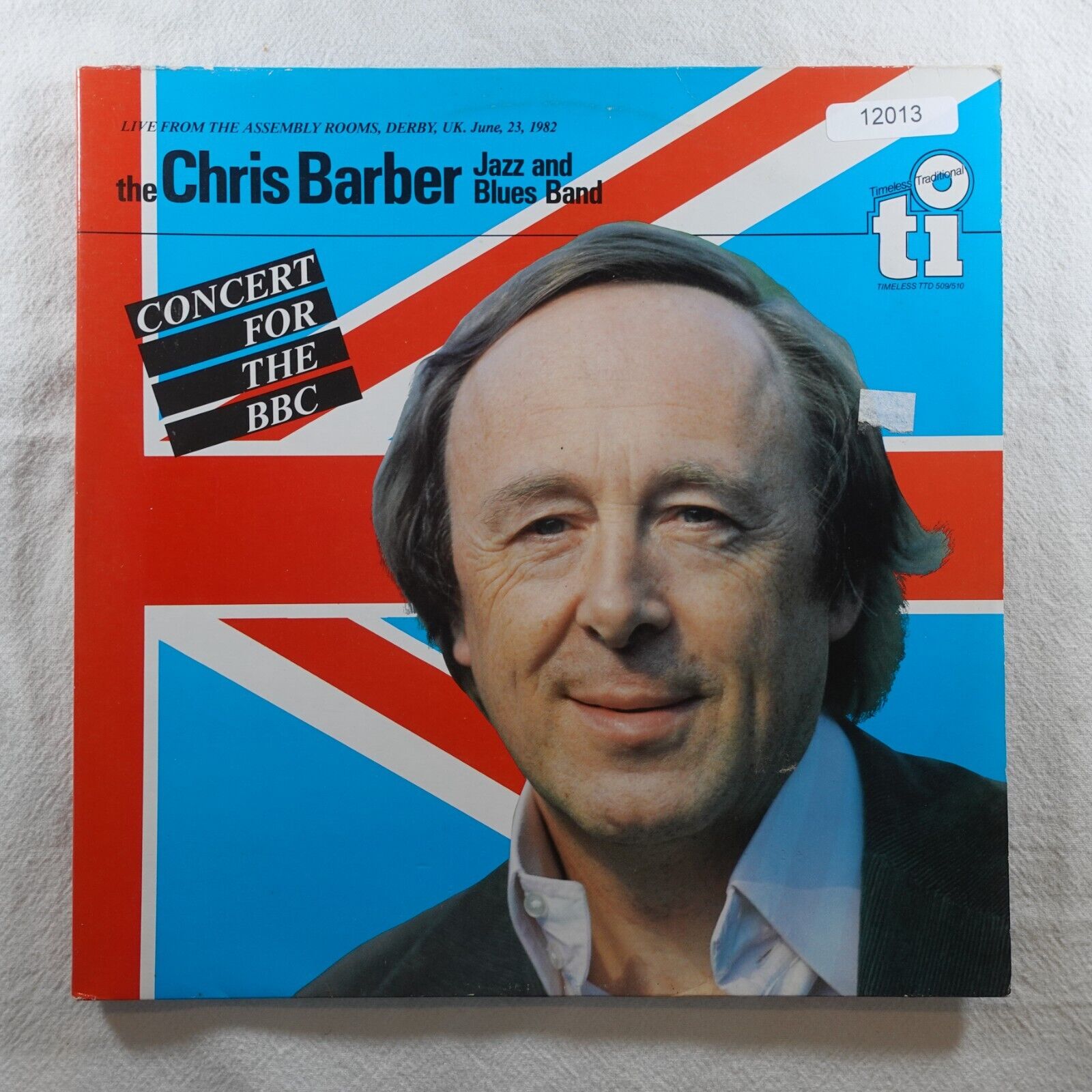 The Chris Barber Jazz And Blues Band Concert For The Bbc   Record Album Vinyl LP