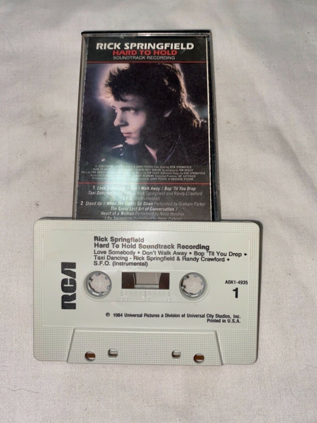 Rick Springfield Hard to hold cassette 1984 *BUY 2 GET 1 FREE*