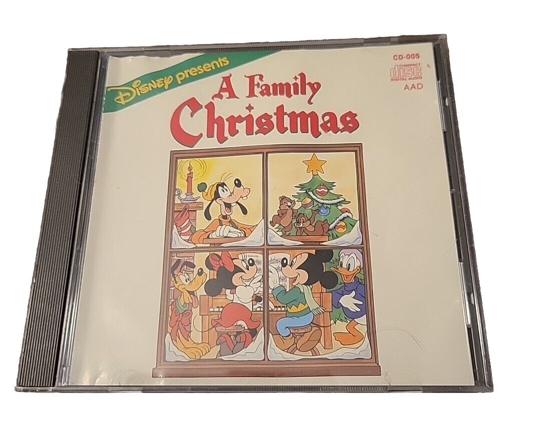 Disney Presents A Family Christmas CD 1997 Disneyland Rare OOP 18 Tracks