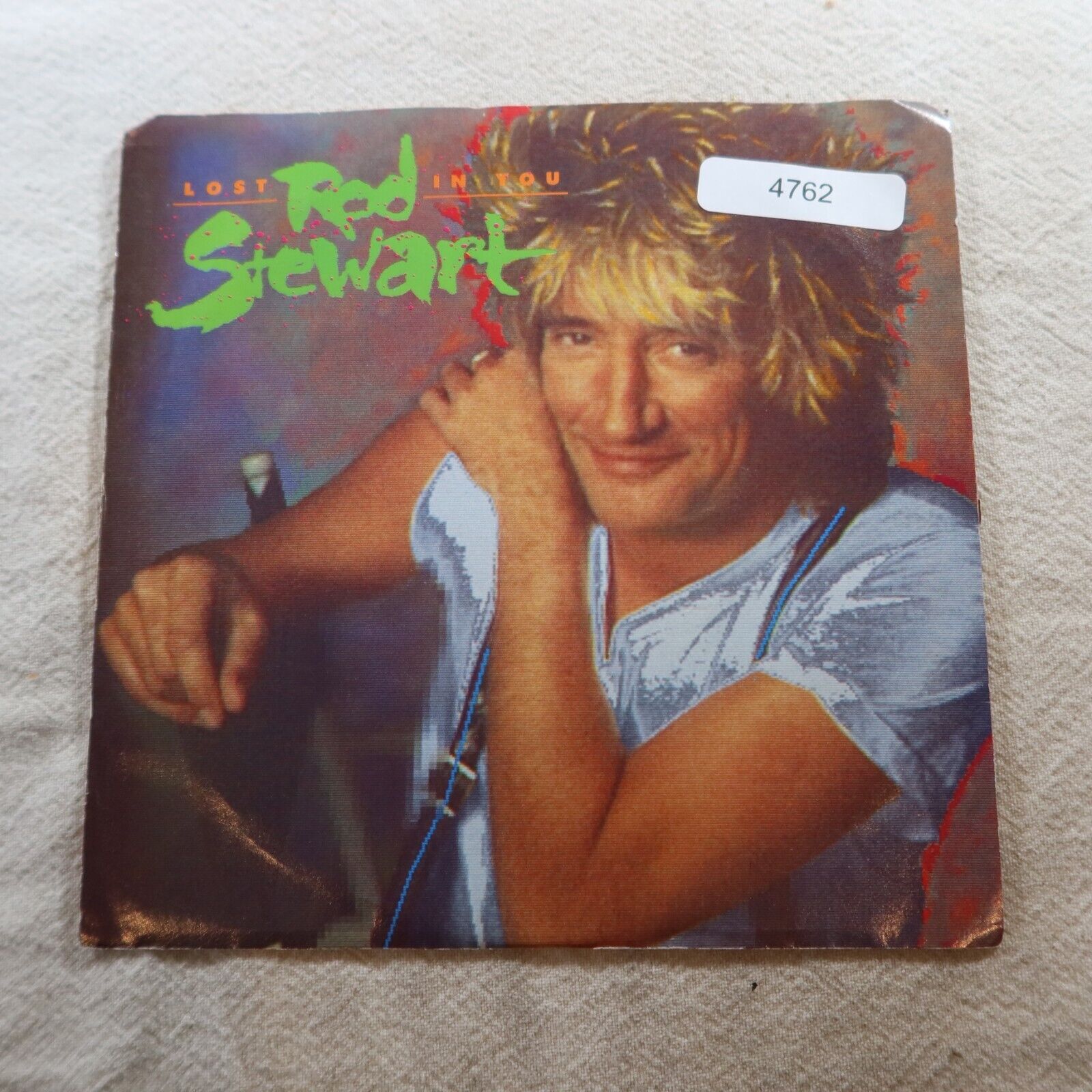 Rod Stewart Lost In You   Record Album Vinyl LP