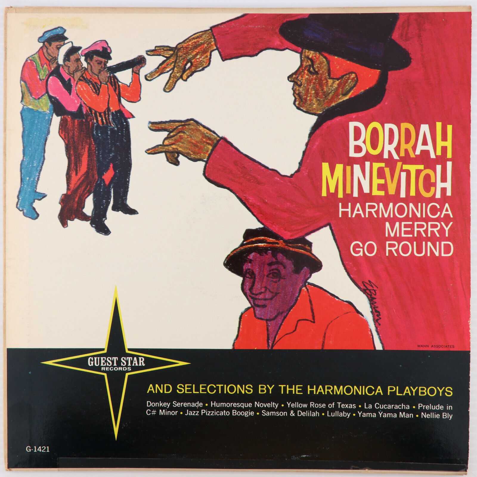 Borrah Minevitch / Harmonica Playboys - Harmonica Merry Go Round Mono LP G 1421